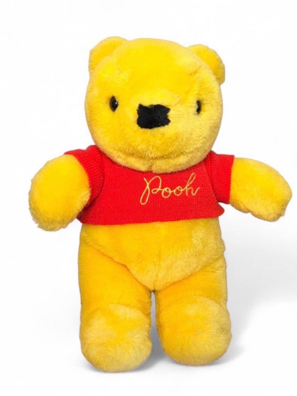 Vintage GUND Winnie the Pooh Plush Toy with Red Shirt